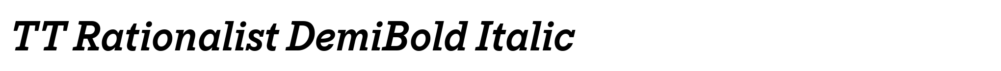TT Rationalist DemiBold Italic image